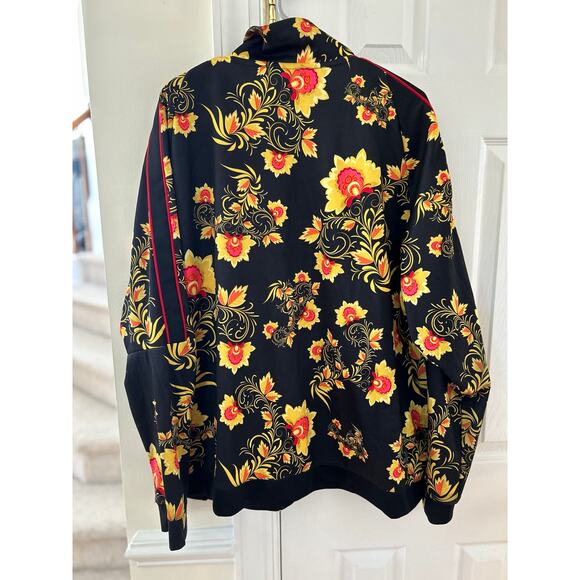 Nike Black N98 Floral Tribute Soccer Khokhloma Russian Brazil Zip Up Jacket - Picture 5 of 6